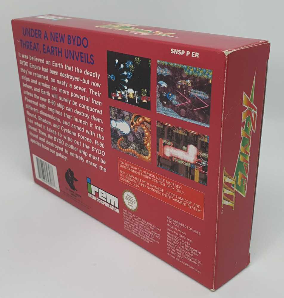 R-type III: The Third Lightning - Nintendo Super Nintendo Entertainment System (SNES) (Jaleco Entertainment - 1) video game collectible [Barcode 715664393077] - Main Image 4