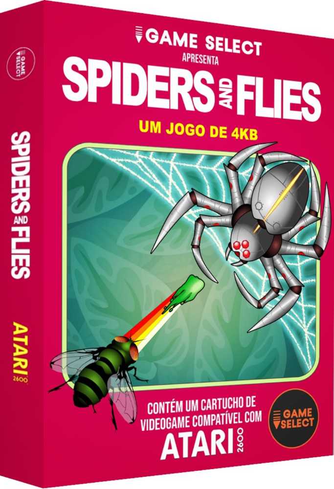 Spiders and Flies - Atari 2600 (Atari, Inc. - 1-2) video game collectible - Main Image 1