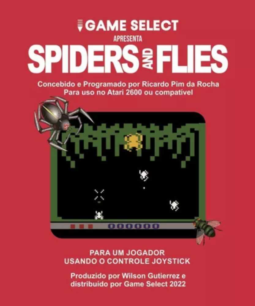 Spiders and Flies - Atari 2600 (Atari, Inc. - 1-2) video game collectible - Main Image 2