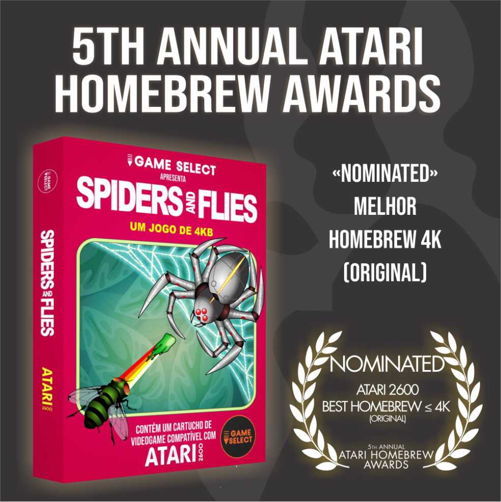 Spiders and Flies - Atari 2600 (Atari, Inc. - 1-2) video game collectible - Main Image 3