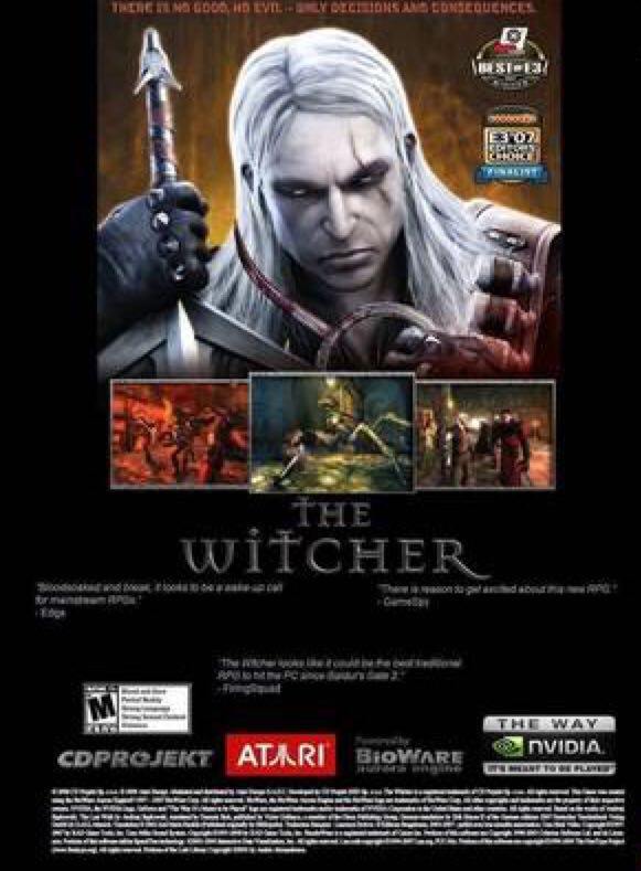 Witcher: Enhanced Edition, The - PC (Atari - 1) video game collectible [Barcode 742725276550] - Main Image 2