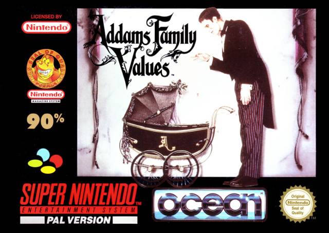 Addams Family Values - Nintendo Super Nintendo Entertainment System (SNES) video game collectible - Main Image 1
