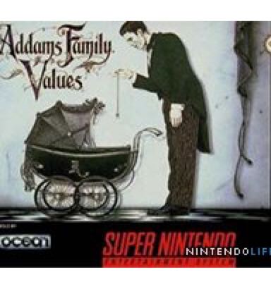 Addams Family Values - Nintendo Super Nintendo Entertainment System (SNES) video game collectible - Main Image 1