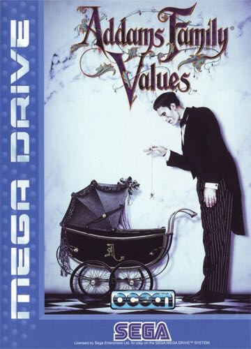 Addams Family Values - Sega Megadrive video game collectible - Main Image 1