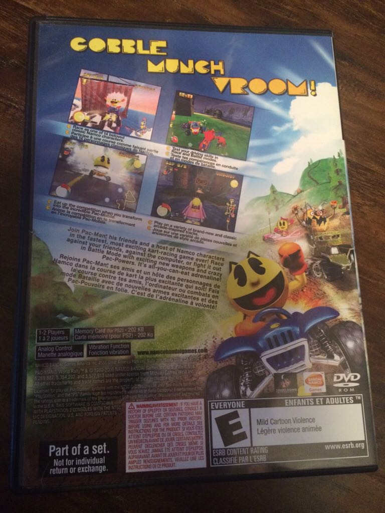 Pacman World Rally - Sony PlayStation 2 (PS2) (Bandai Games) video game collectible - Main Image 2