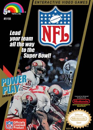 NFL - Nintendo Entertainment System (NES) video game collectible - Main Image 1