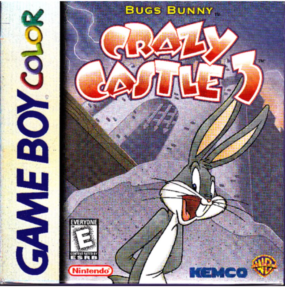 Bugs Bunny Crazy Castle 3 - Nintendo Game Boy Color (Kemco-Seika - 1) video game collectible - Main Image 1