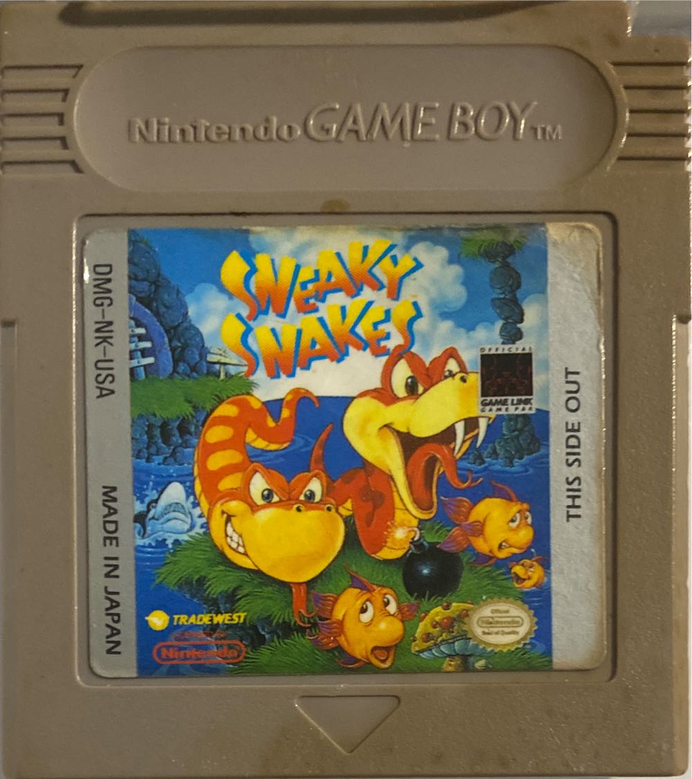 Sneaky Snakes - Nintendo Game Boy (Tradewest - 2) video game collectible [Barcode 031719199143] - Main Image 3