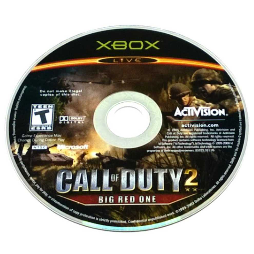 Call of Duty 2: Big Red One - Microsoft Xbox (Activision - 1) video game collectible [Barcode 047875810259] - Main Image 3