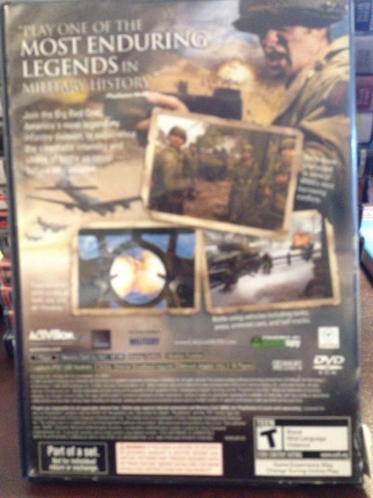 Call Of Duty 2 Big Red One - Sony PlayStation 2 (PS2) video game collectible - Main Image 2