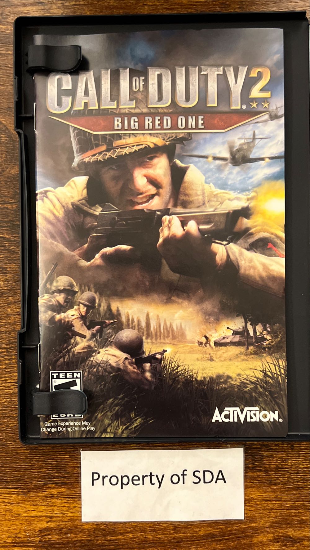 Call Of Duty 2 Big Red One - Sony PlayStation 2 (PS2) video game collectible - Main Image 3