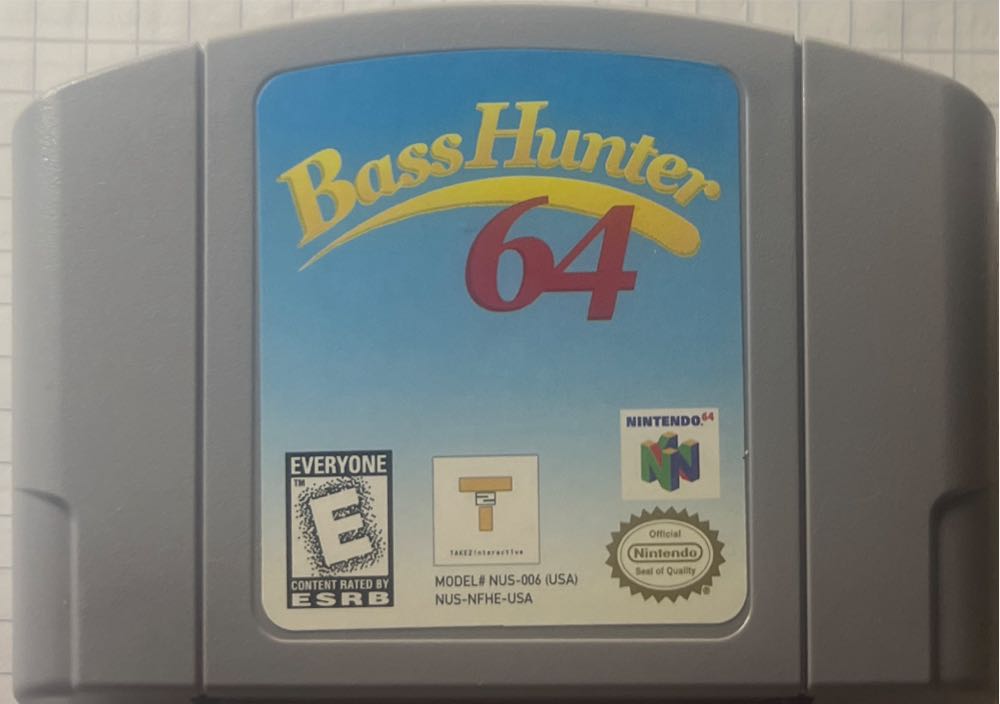 Bass Hunter 64 - Nintendo 64 (N64) (Take 2 Interactive - 1) video game collectible [Barcode 710425240287] - Main Image 3