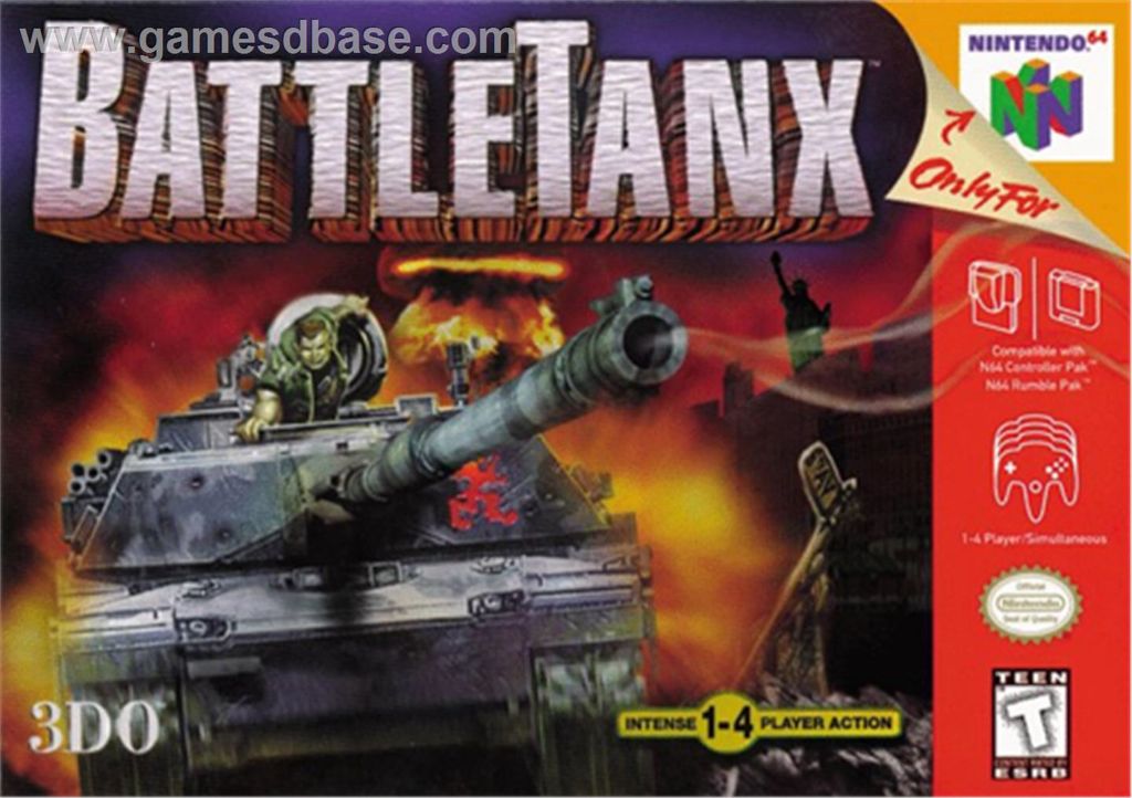 Battletanx - Nintendo 64 (N64) (Nintendo - 1-4) video game collectible - Main Image 1