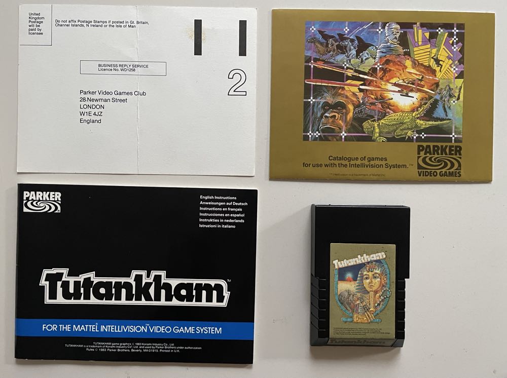 Tutankham - Intellivision (Parker) video game collectible - Main Image 3