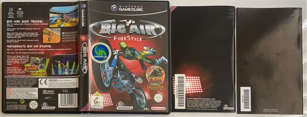 Big Air Freestyle - Nintendo GameCube (Infogrames - 1-2) video game collectible [Barcode 3546430102183] - Main Image 4