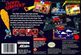 Itchy & Scratchy Game - Nintendo Super Nintendo Entertainment System (SNES) video game collectible - Main Image 2