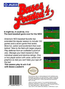 Bases Loaded 4 - Nintendo Entertainment System (NES) video game collectible - Main Image 2
