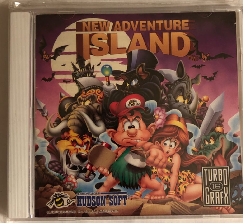 New Adventure Island - NEC TurboGrafx-16 video game collectible - Main Image 1