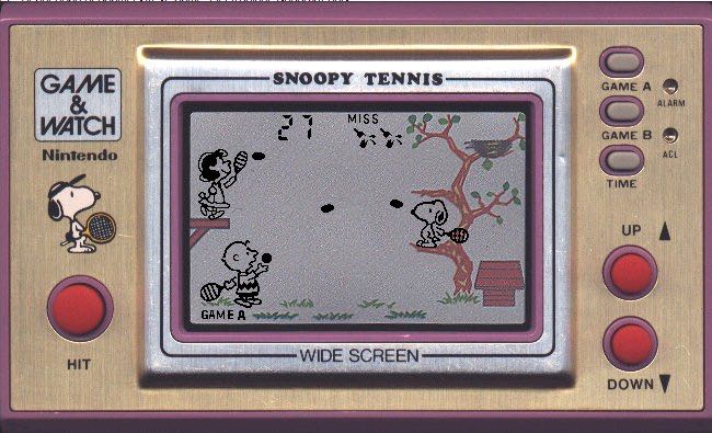 Snoopy Tennis - Nintendo Game and Watch (1) video game collectible - Main Image 1