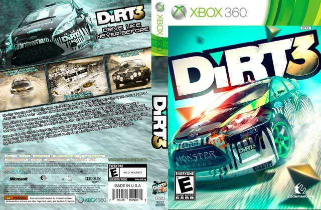 Dirt3 - Microsoft Xbox 360 (Codemasters) video game collectible - Main Image 2