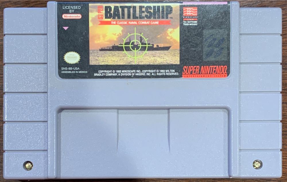 Super Battleship - Nintendo Super Nintendo Entertainment System (SNES) video game collectible - Main Image 2