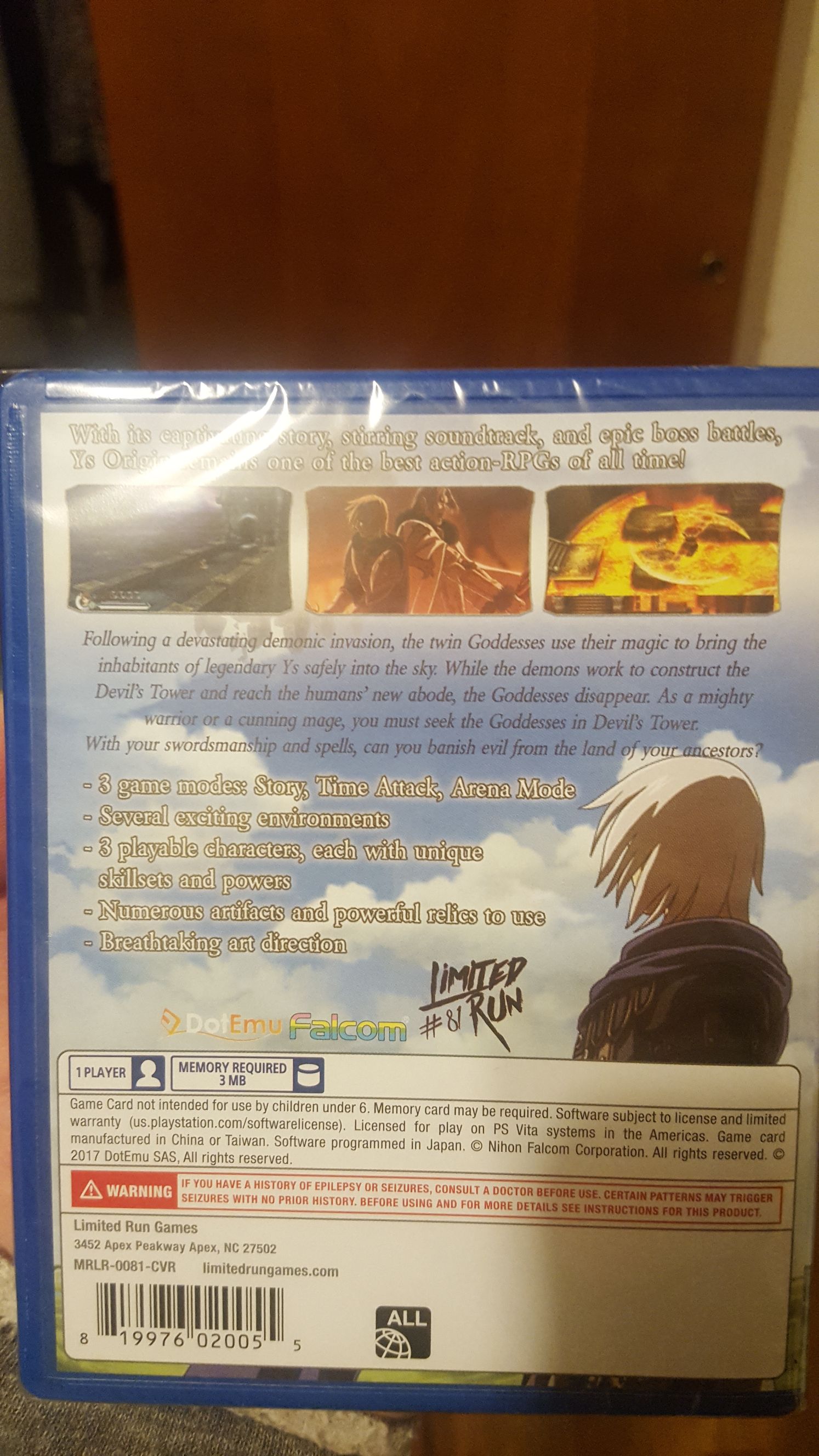 Ys Origin - Sony PlayStation Vita (PS Vita) video game collectible - Main Image 2