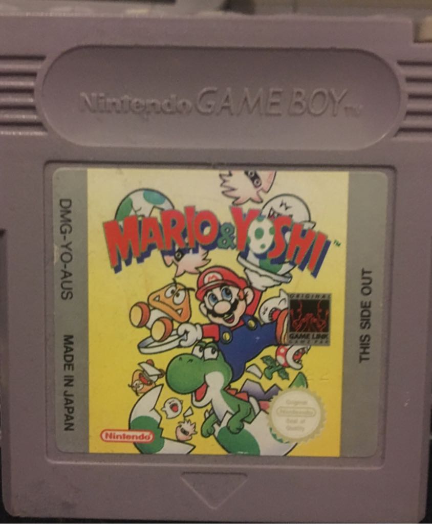 Mario & Yoshi - Nintendo Game Boy video game collectible - Main Image 1