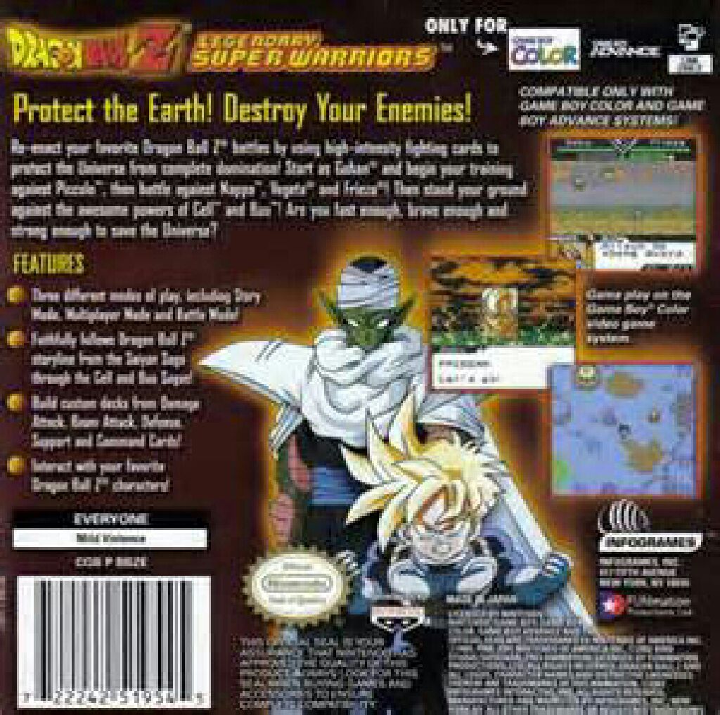 Dragonball Z: Legendary Super Warriors - Nintendo Game Boy Color video game collectible - Main Image 2