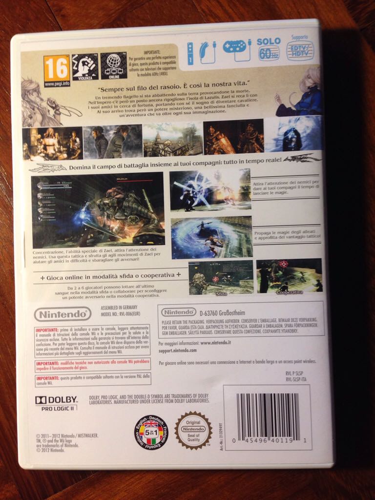 The Last Story - Nintendo Wii (Zz Wii) video game collectible [Barcode 045496401191] - Main Image 2