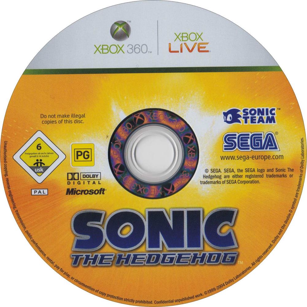 Sonic & Sega All-Stars Racing with Banjo-Kazooie - Microsoft Xbox 360 (Sega - 4) video game collectible [Barcode 010086680409] - Main Image 3