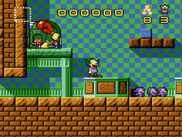 Krusty’s Super Fun House - Nintendo Super Nintendo Entertainment System (SNES) (Acclaim Entertainment - 1) video game collectible - Main Image 3