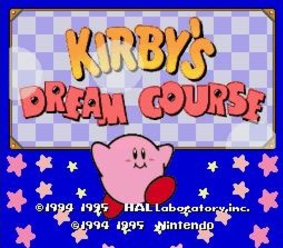 Kirby’s Dream Course - Nintendo Super Nintendo Entertainment System (SNES) (Nintendo - 1) video game collectible - Main Image 3