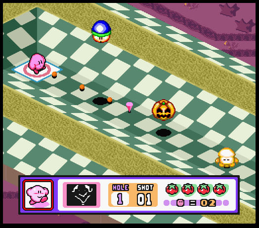 Kirby’s Dream Course - Nintendo Super Nintendo Entertainment System (SNES) (Nintendo - 1) video game collectible - Main Image 4