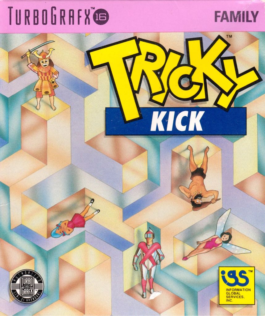 Tricky Kick - NEC TurboGrafx-16 video game collectible - Main Image 1