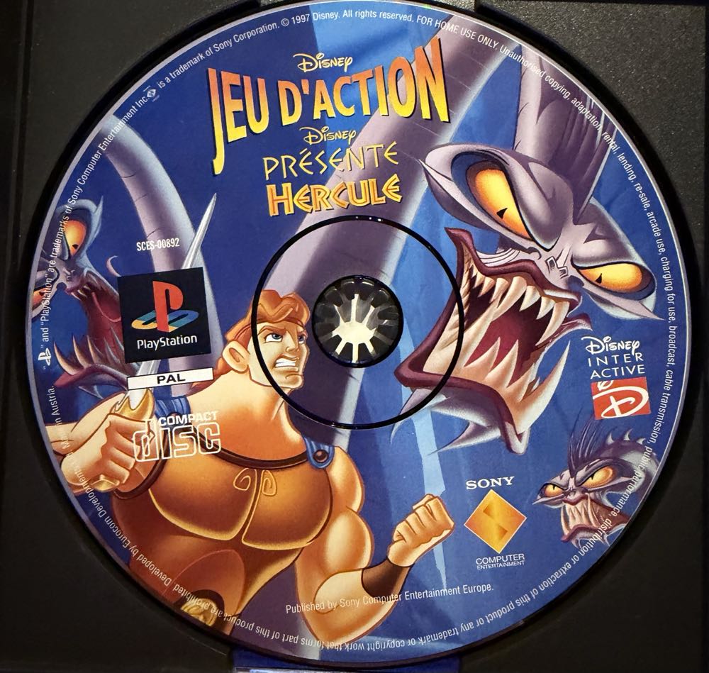 Hercules - Sony PlayStation (Disney Interactive Studios - 1) video game collectible [Barcode 711719693420] - Main Image 4