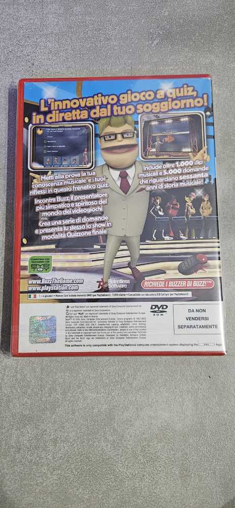 Buzz! The Music Quiz - Sony PlayStation 2 (PS2) video game collectible - Main Image 2