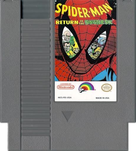 Spider-Man: Return Of The Sinister Six - Nintendo Entertainment System (NES) (LJN - 1) video game collectible - Main Image 3