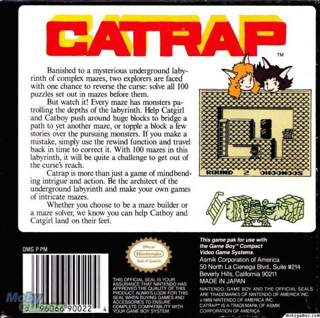 Catrap - Nintendo Game Boy (Asmik) video game collectible - Main Image 2