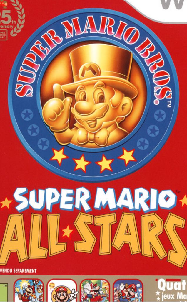 Super Mario Allstars - Nintendo Wii video game collectible - Main Image 1