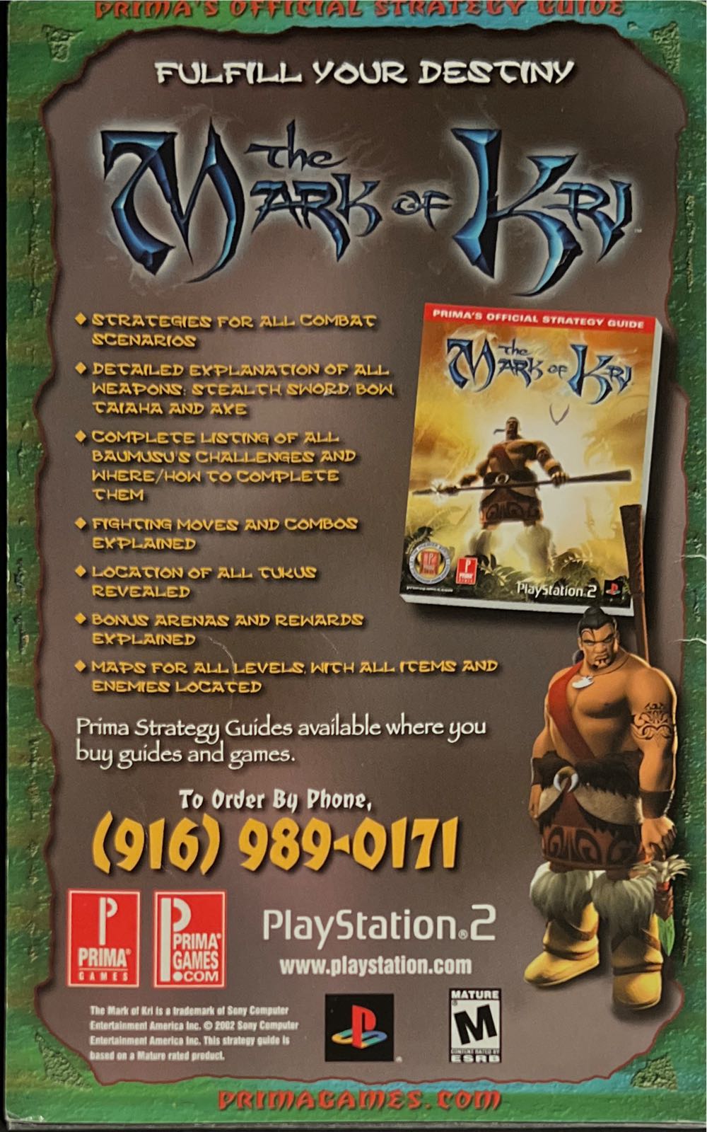 The Mark of Kri - Sony PlayStation 2 (PS2) (Sony Computer Entertainment America - 1) video game collectible [Barcode 711719720126] - Main Image 4