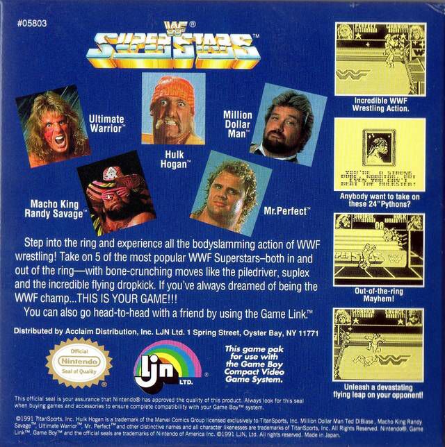 WWF Superstars - Nintendo Game Boy video game collectible - Main Image 2