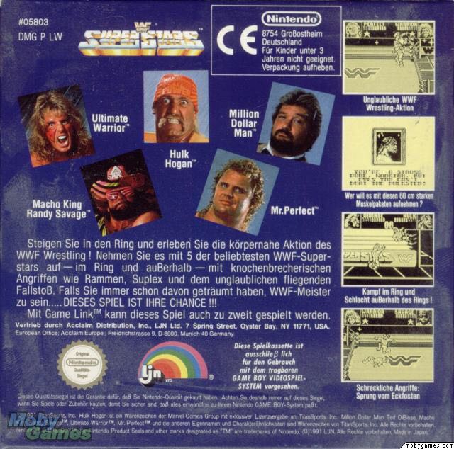 WWF Superstars - Nintendo Game Boy video game collectible - Main Image 2