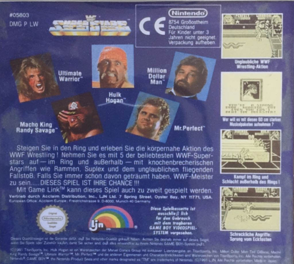 WWF Superstars - Nintendo Game Boy video game collectible - Main Image 2