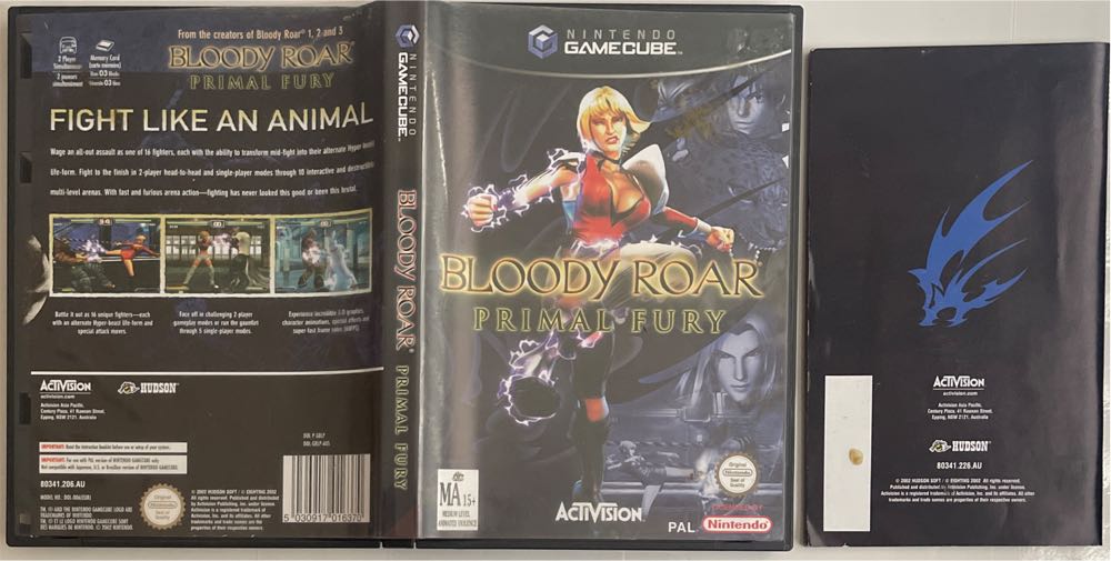 Bloody Roar Primal Fury - Nintendo GameCube (Activation - 2) video game collectible [Barcode 5030917016370] - Main Image 4