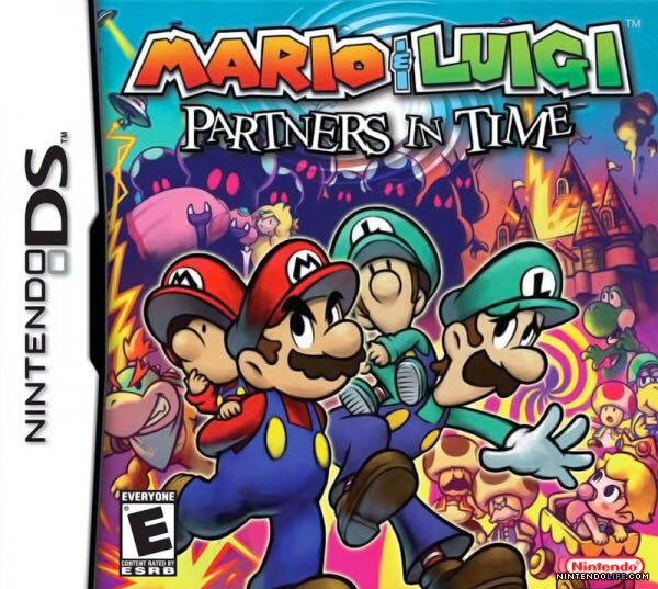 Mario & Luigi: Partners In Time - Nintendo Game Boy Advance (GBA) video game collectible - Main Image 1