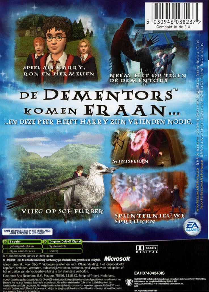 Harry Potter En De Gevangene Van Azkaban - Nintendo GameCube video game collectible [Barcode 5030946038244] - Main Image 2