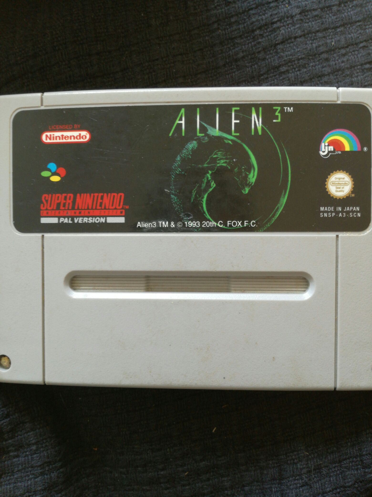 Alien3 - Nintendo Super Nintendo Entertainment System (SNES) video game collectible - Main Image 1