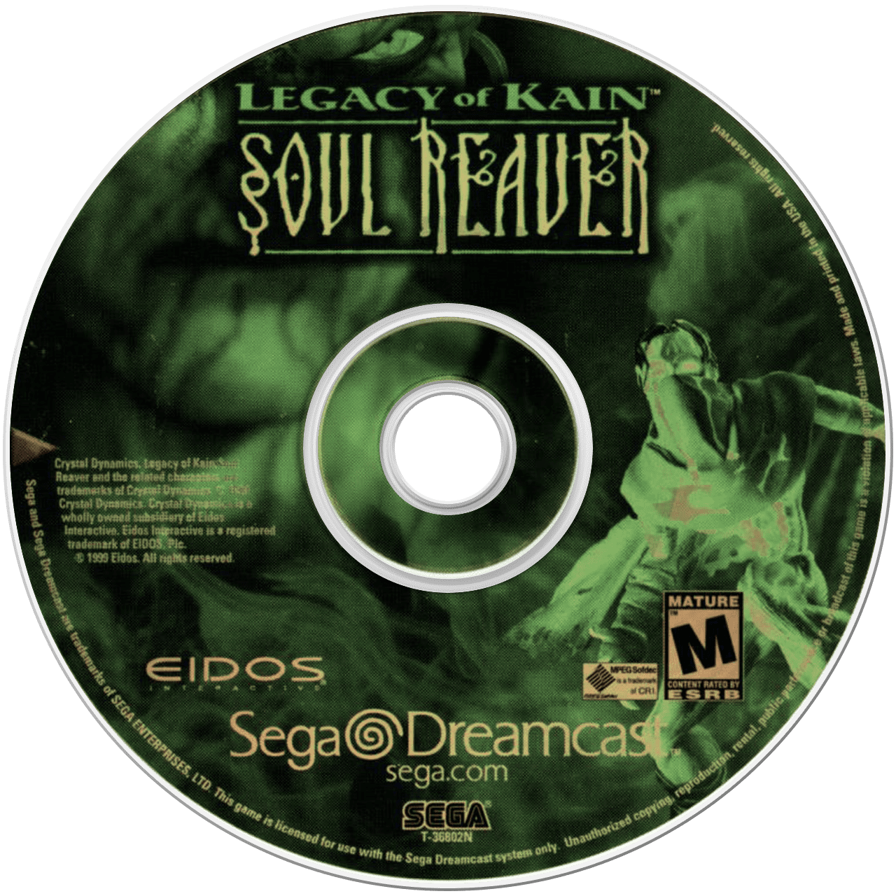 Legacy of Kain: Soul Reaver - Sega Dreamcast (Sega - 1) video game collectible [Barcode 788687450645] - Main Image 3