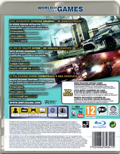 Colin McRae: Dirt 3 - Sony PlayStation 3 (PS3) (Codemasters - 2) video game collectible [Barcode 5024866345346] - Main Image 2