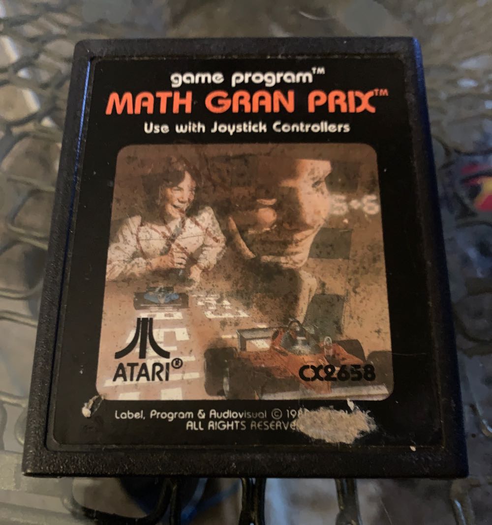 Math Gran Prix - Atari 2600 video game collectible - Main Image 2